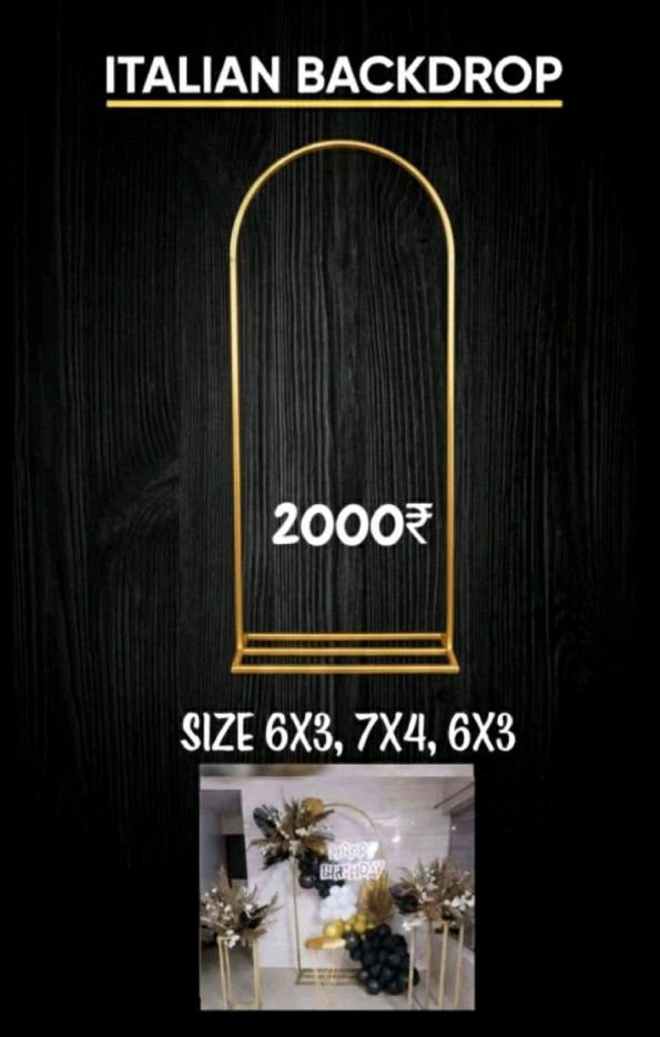 Italian Backdrop - fabrication product, catalogue page 34