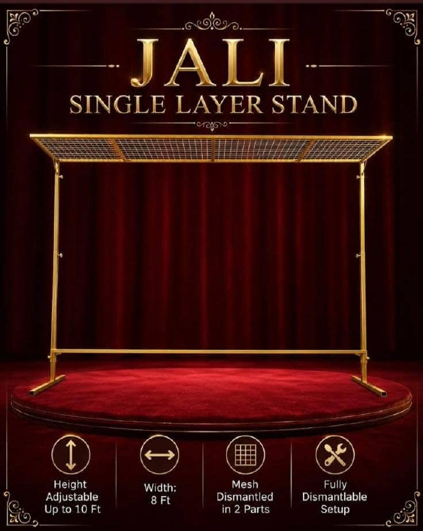 Jali Single Layer Stand - fabrication product, catalogue page 49